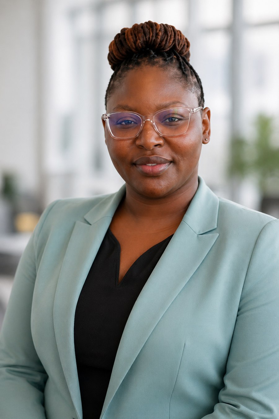 Professional portrait of Niesha Neal, founder of Exhale and Empower